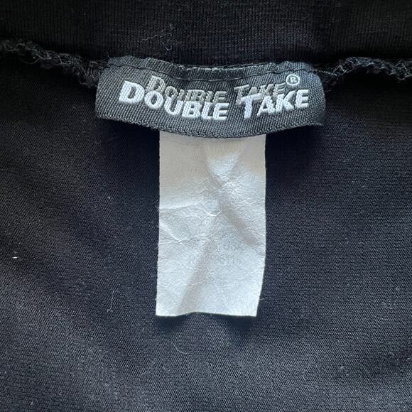 Boho Midi Dress Size Large Black Solid Strapless Tiered Broomstick Fairy Grunge - Picture 11 of 14